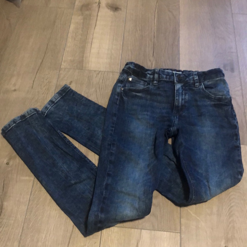 Guess dark blue skinny jeans
